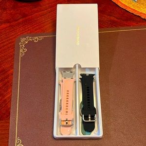 4 watch bands beautiful colors as you can see in the pictures